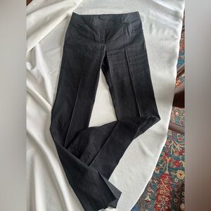 Theory Charcoal Trousers - Long inseam